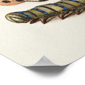 Schöne Vintage botanische Illustration Poster (Ecke)