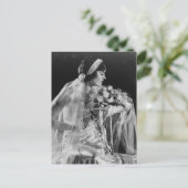 Schöne Vintage Bridge Postkarte (Stehend Vorderseite)