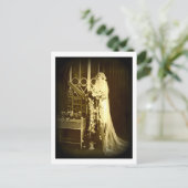 Schöne Vintage Brücke Postkarte (Stehend Vorderseite)