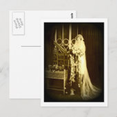 Schöne Vintage Brücke Postkarte (Vorne/Hinten)