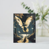 Schöne Vintage Fairy Postkarte (Stehend Vorderseite)