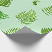 Schöne Vintage-Farn-Gemälde Geschenkpapier (Ecke)