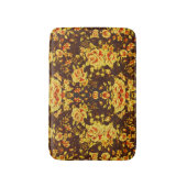 Schöne Vintage gelbe Blumen Badematte (Vorderseite Vertikal)