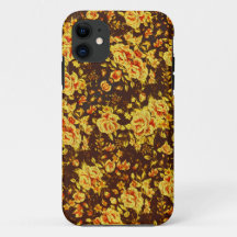 Schöne Vintage gelbe Blumen