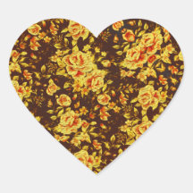 Schöne Vintage gelbe Blumen