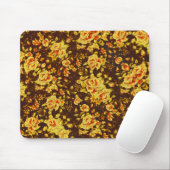 Schöne Vintage gelbe Blumen Mousepad (Mit Mouse)