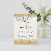 schöne, Vintage Goldklee Ankündigungspostkarte (Stehend Vorderseite)