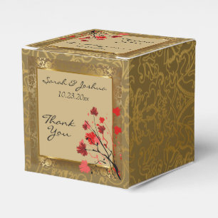 Schöne Vintage Goldmedaille & Art Deco Geschenkschachtel