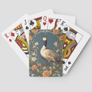 Schöne Vintage Goose William Morris Inspiriert Spielkarten
