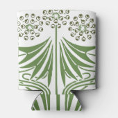 Schöne Vintage Illustration. Dosenkühler (Rückseite)