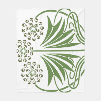 Schöne Vintage Illustration. Fleecedecke