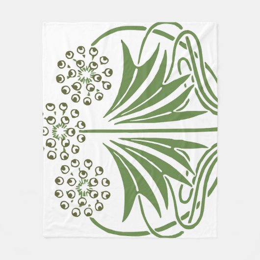 Schöne Vintage Illustration. Fleecedecke (Vorderseite)