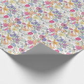 Schöne Vintage Illustration Geschenkpapier (Ecke)