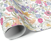 Schöne Vintage Illustration Geschenkpapier (Rolleneckpunkt)