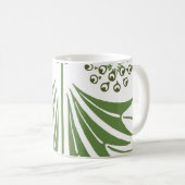 Schöne Vintage Illustration. Kaffeetasse (VorderseiteRechts)