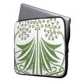 Schöne Vintage Illustration. Laptopschutzhülle (Vorderseite Links)