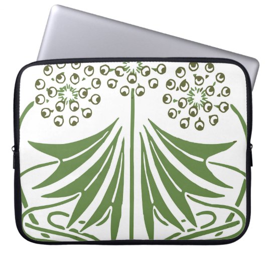 Schöne Vintage Illustration. Laptopschutzhülle (Vorderseite)