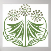 Schöne Vintage Illustration. Poster (Vorne)