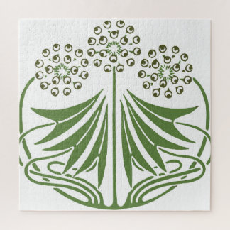 Schöne Vintage Illustration. Puzzle