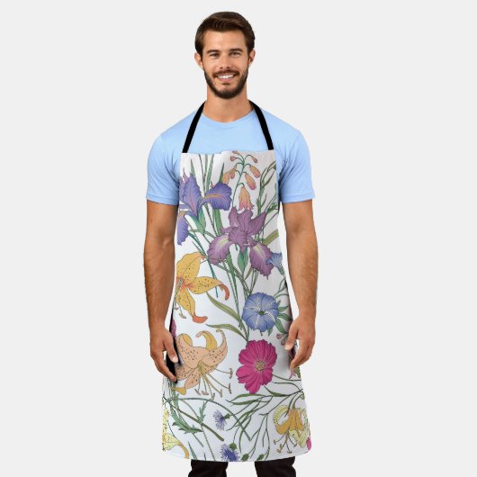 Schöne Vintage Illustration Schürze (Getragen)