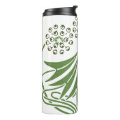 Schöne Vintage Illustration. Thermosbecher (Nach links gedreht)