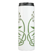 Schöne Vintage Illustration. Thermosbecher (Rückseite)