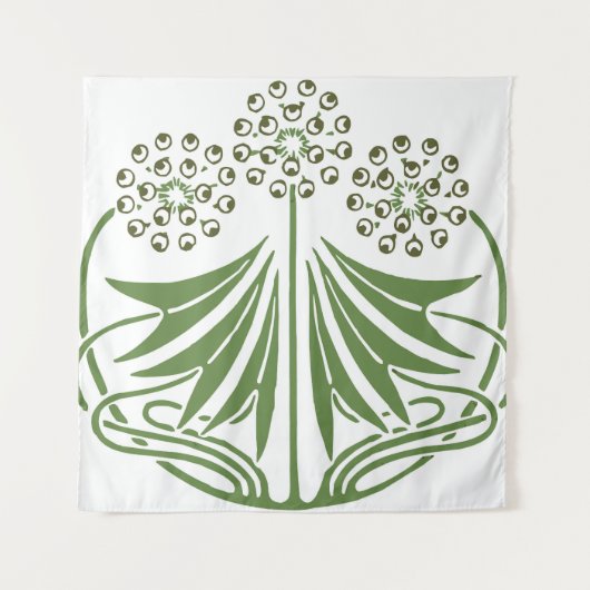 Schöne Vintage Illustration. Wandteppich (Vorderseite)