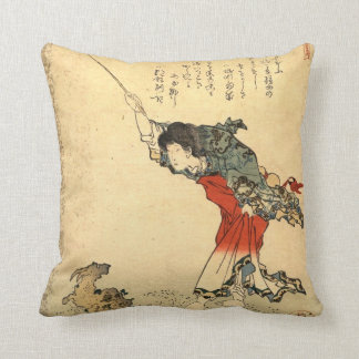 Schöne Vintage-Japanische Kunstkissen Kissen