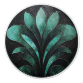 Schöne Vintage Kunst-Déco Keramikknauf (Vorderseite)
