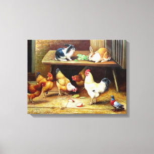 schöne Vintage Leinwand, die 22 malt Leinwanddruck