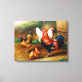 schöne Vintage Leinwand Gemälde 20 (Vorderseite)