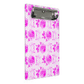 Schöne Vintage Lila Blüte Mini Klemmbrett (Schrägansicht)