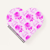 Schöne Vintage Lila Blüte Notizblock (Vorderseite)