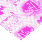 Schöne Vintage Lila Blüte Tischdecke (Schrägansicht)