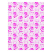 Schöne Vintage Lila Blüte Tischdecke (Vorderseite)