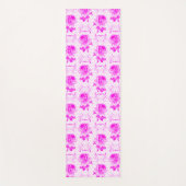 Schöne Vintage Lila Blüte Yogamatte (Vorderseite)