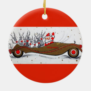 Schöne Vintage Mitte Jahrhundert Keramik Ornament