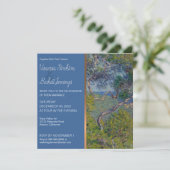 Schöne Vintage Monet Wedding Einladung (Stehend Vorderseite)