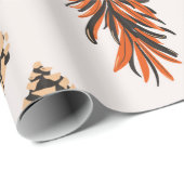 Schöne Vintage Nahtlose Herbstelemente Geschenkpapier (Rolleneckpunkt)