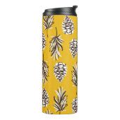 Schöne Vintage Nahtlose Herbstelemente Thermosbecher (Nach links gedreht)