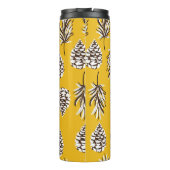 Schöne Vintage Nahtlose Herbstelemente Thermosbecher (Rückseite)