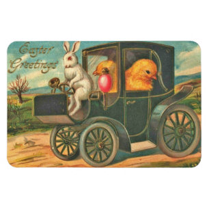 Schöne vintage Ostern Magnet