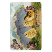 Schöne vintage Ostern Magnet (Vertikal)