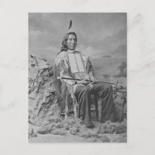 Schöne Vintage-Portraitpostkarte amerikanischer Ur Postkarte