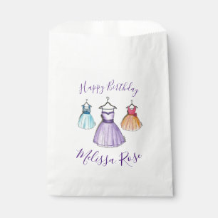 Schöne Vintage-Retro-Party-Mode zum Geburtstag Geschenktütchen