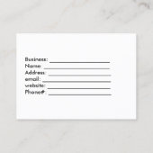 Schöne Vintage Rose, benutzerdefinierte Monogramme Visitenkarte (Rückseite)