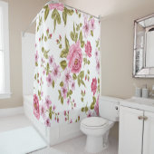 Schöne Vintage Rose Blume Muster Duschvorhang (Beispiel)