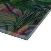 Schöne Vintage Rose drucken Schneidebrett (Ecke)