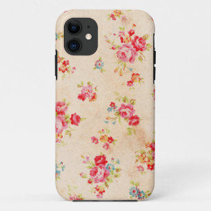 Schöne Vintage Rose und andere Blume Case-Mate iPhone Hülle