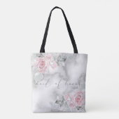 Schöne Vintage Rosen BarefootBride™ Tasche (Rückseite)